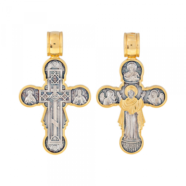 Крест с золотым покрытием № 126149