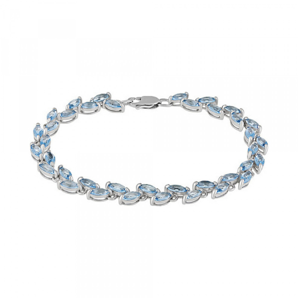 Серебряный браслет с алпанитом № 132277