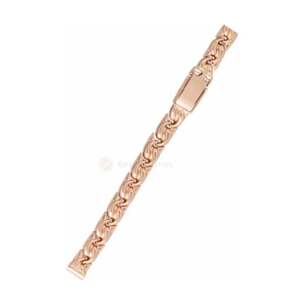 Золотой браслет для часов № 51004