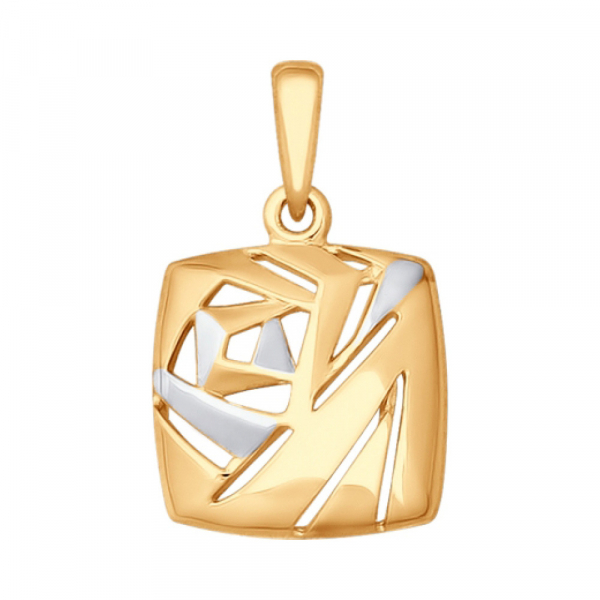 Золотая подвеска без камня № 162823