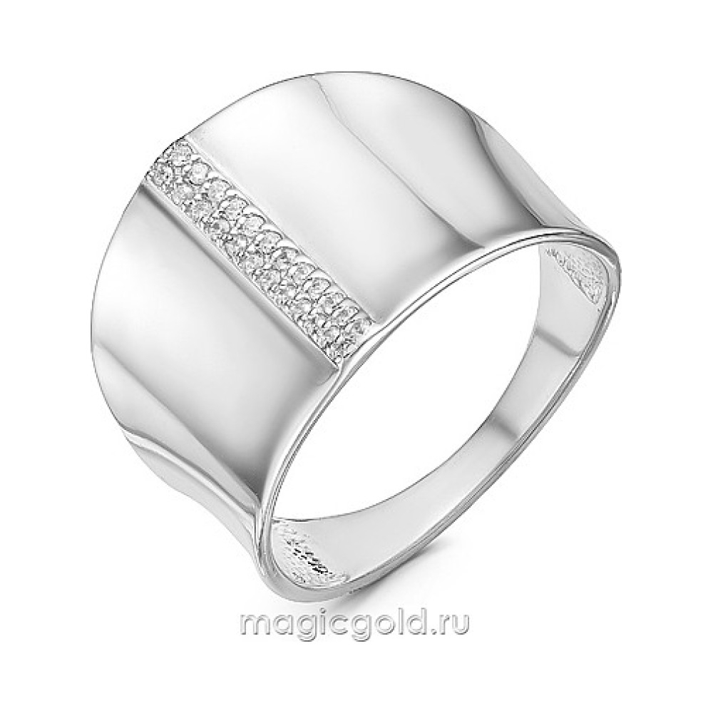 Серебряное кольцо с фианитом № 161257