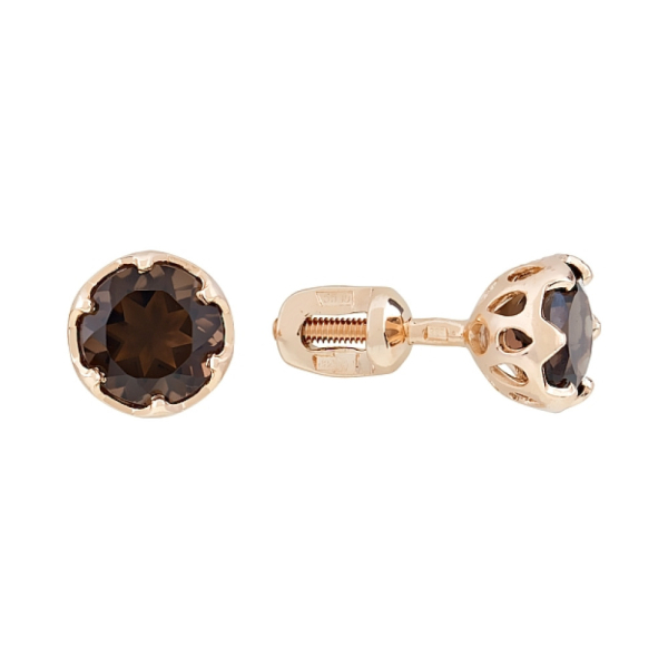 Пуссеты с раухтопазом № 116529