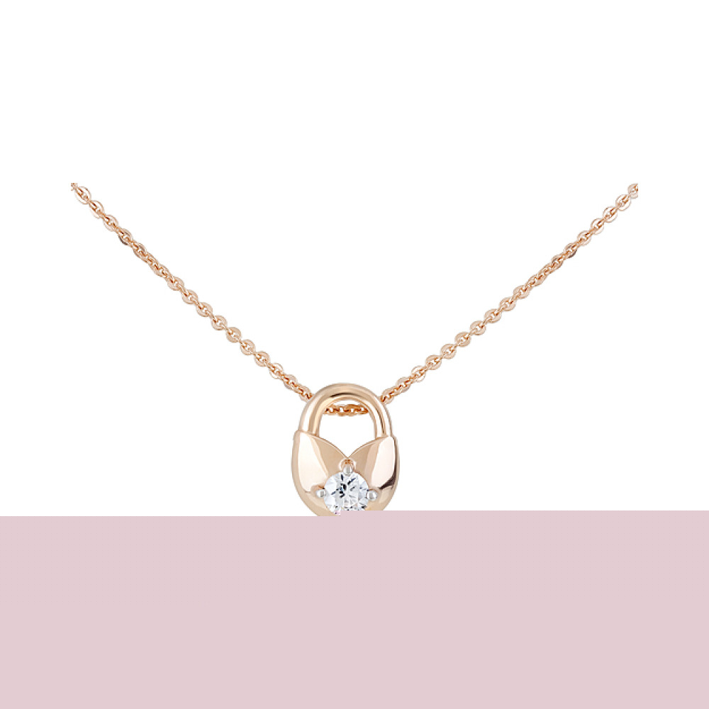 Золотое кольцо с бриллиантом № 122649