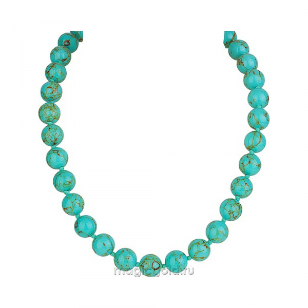 Ожерелье с бирюзой синт. № 162182