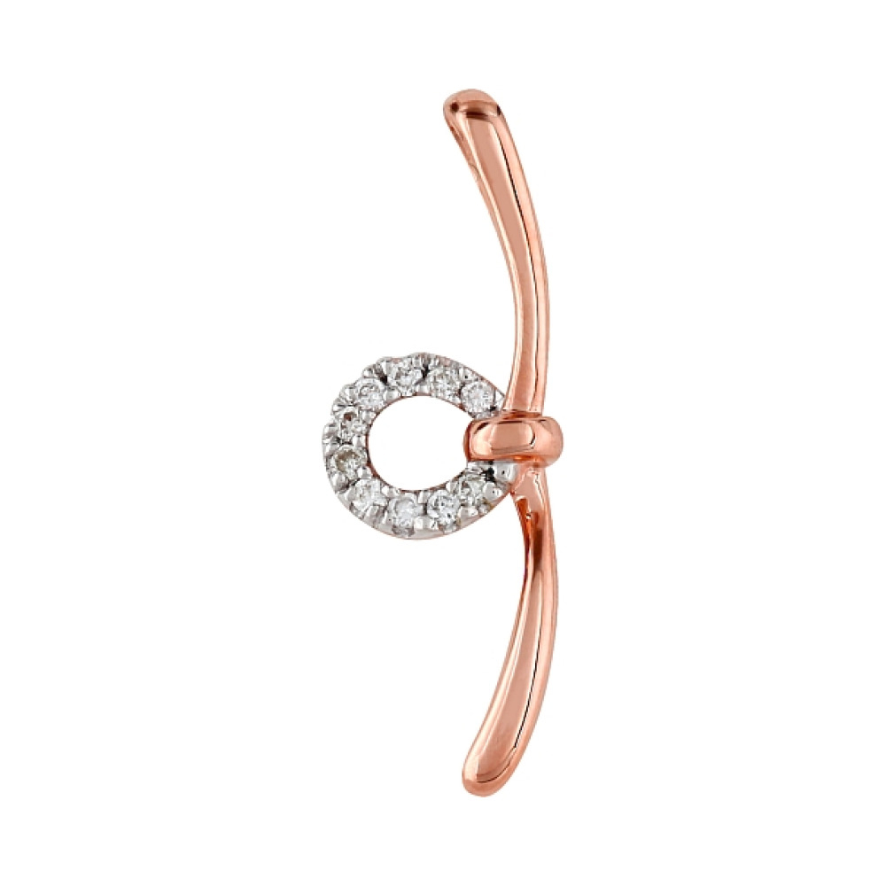 Золотая подвеска с бриллиантами № 98104