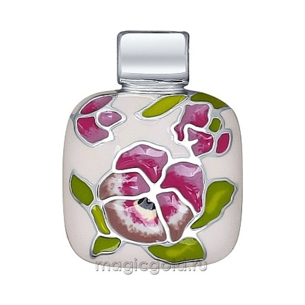 Серебряная подвеска с эмалью № 138600