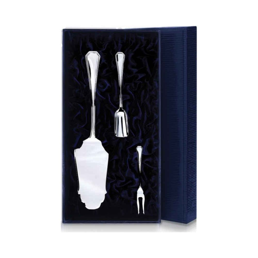 Серебряный чайный набор  Элегант  из 3-х предметов