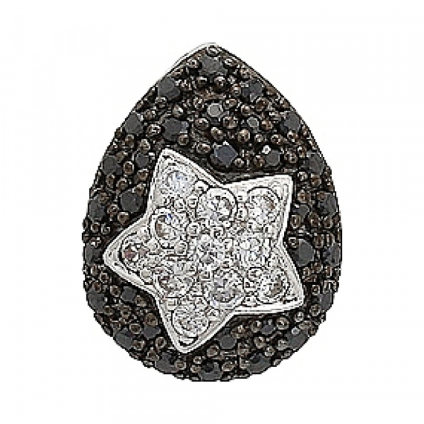 Серебряная подвеска с фианитом № 70718