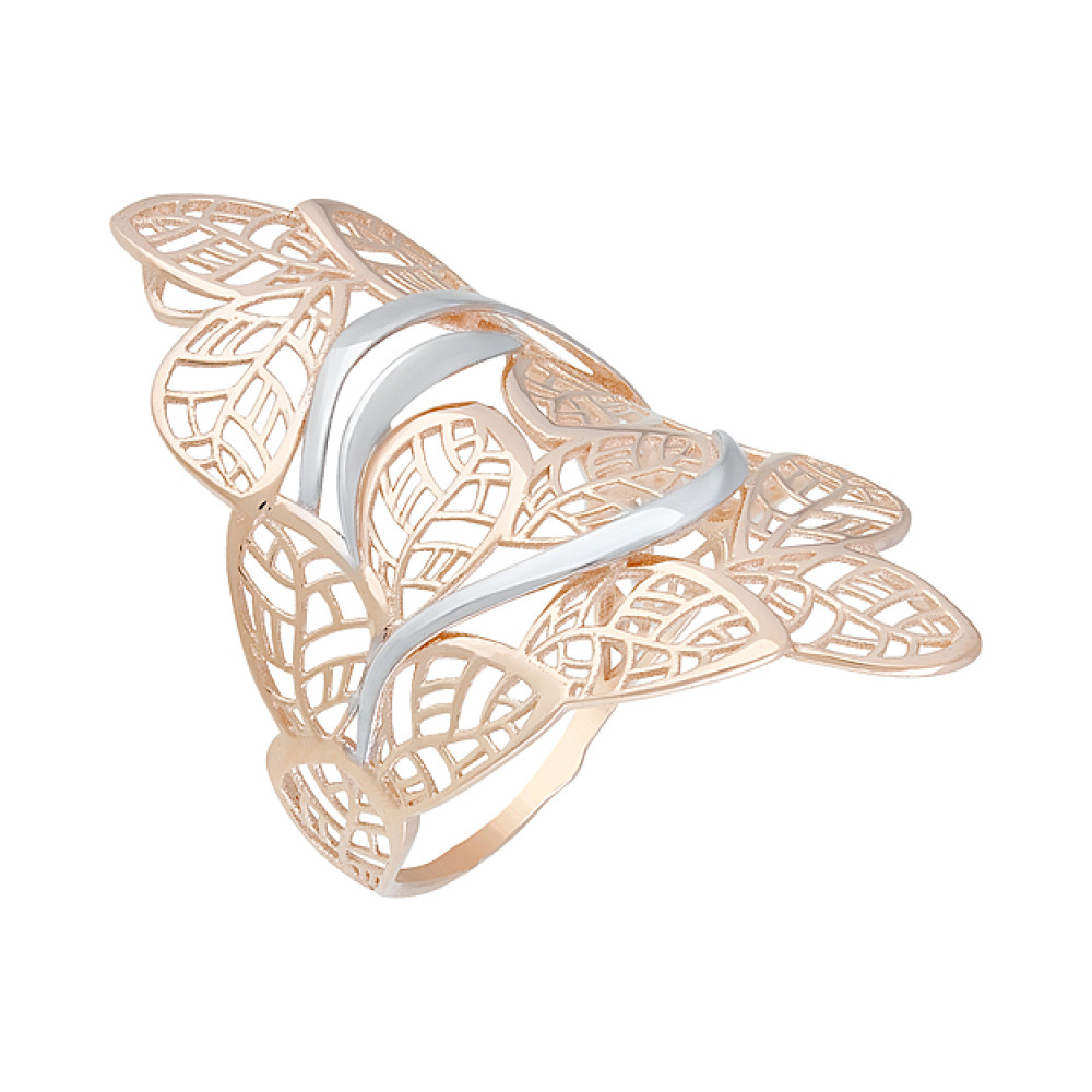 Золотое кольцо без камня № 128869