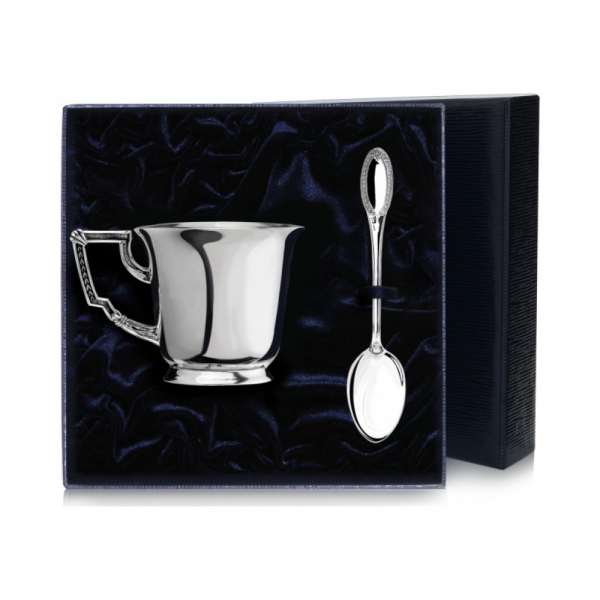 Набор серебряная чашка чайная «Император»