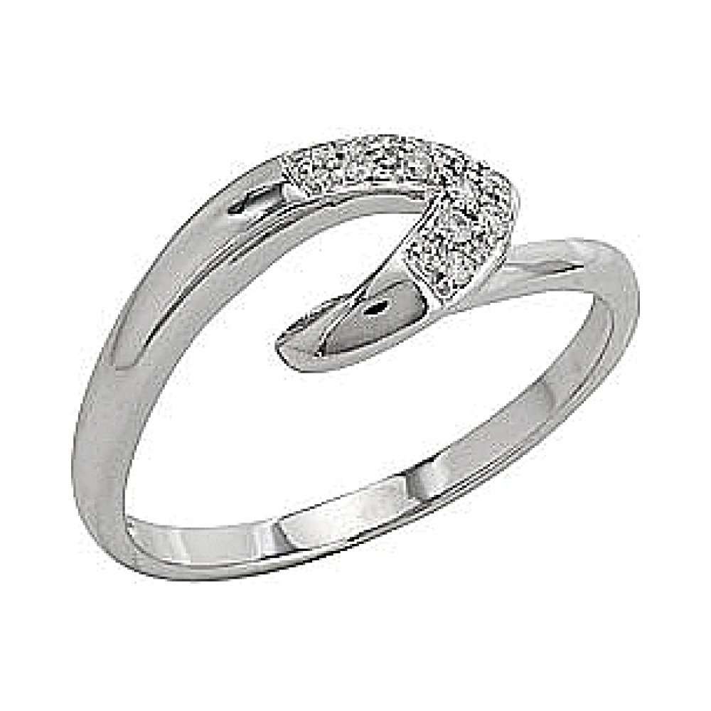 Золотое кольцо с бриллиантом № 81959