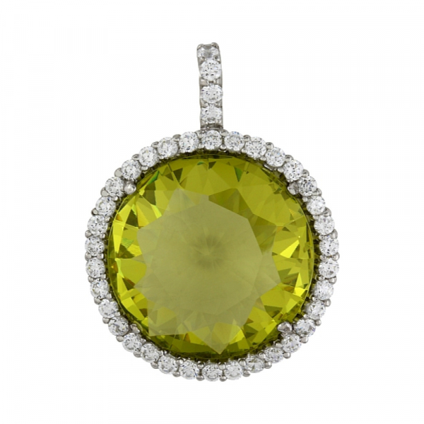 Серебряная подвеска с фианитами № 95133