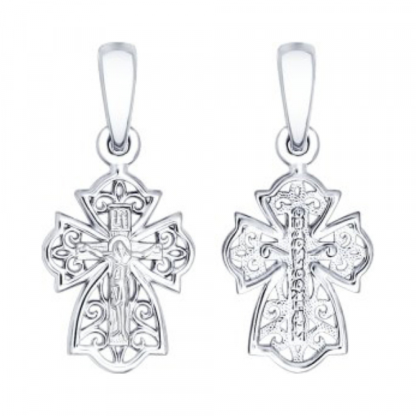 Серебряная подвеска без камня № 159854