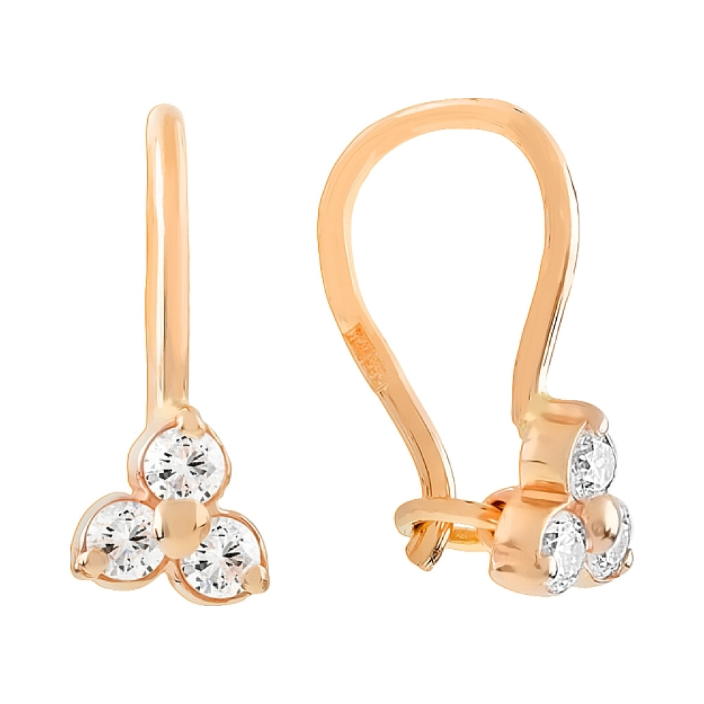  Золотые сережки № 32567