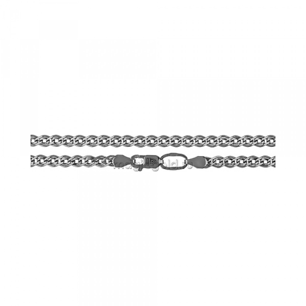 Серебряная цепь чернённая № 142552