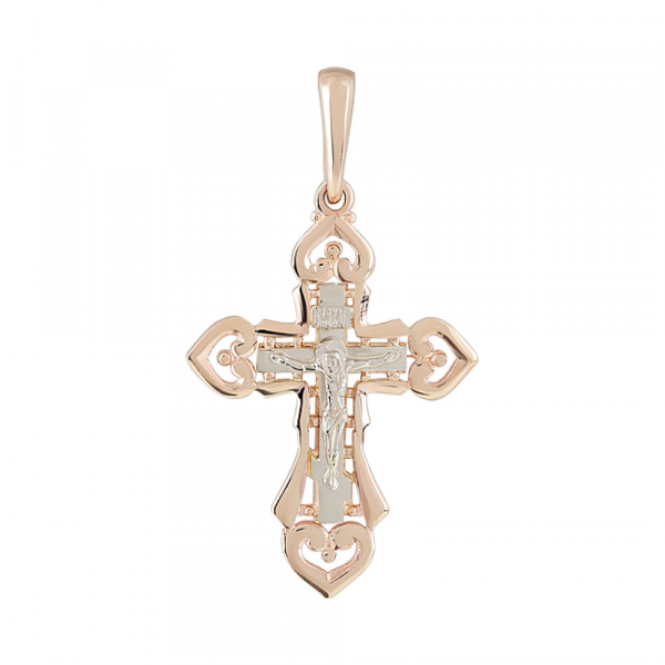 Крест литой с накладкой б/з № 123626