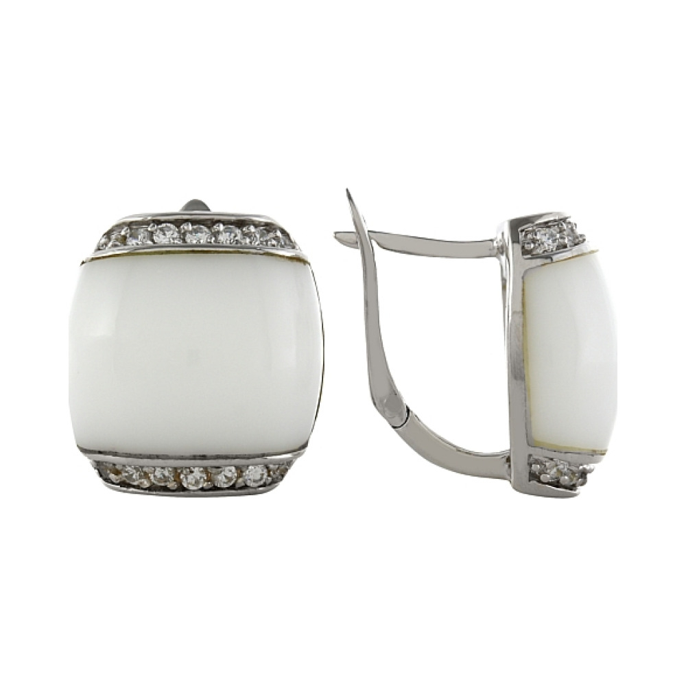 Серьги с фианитами № 99501