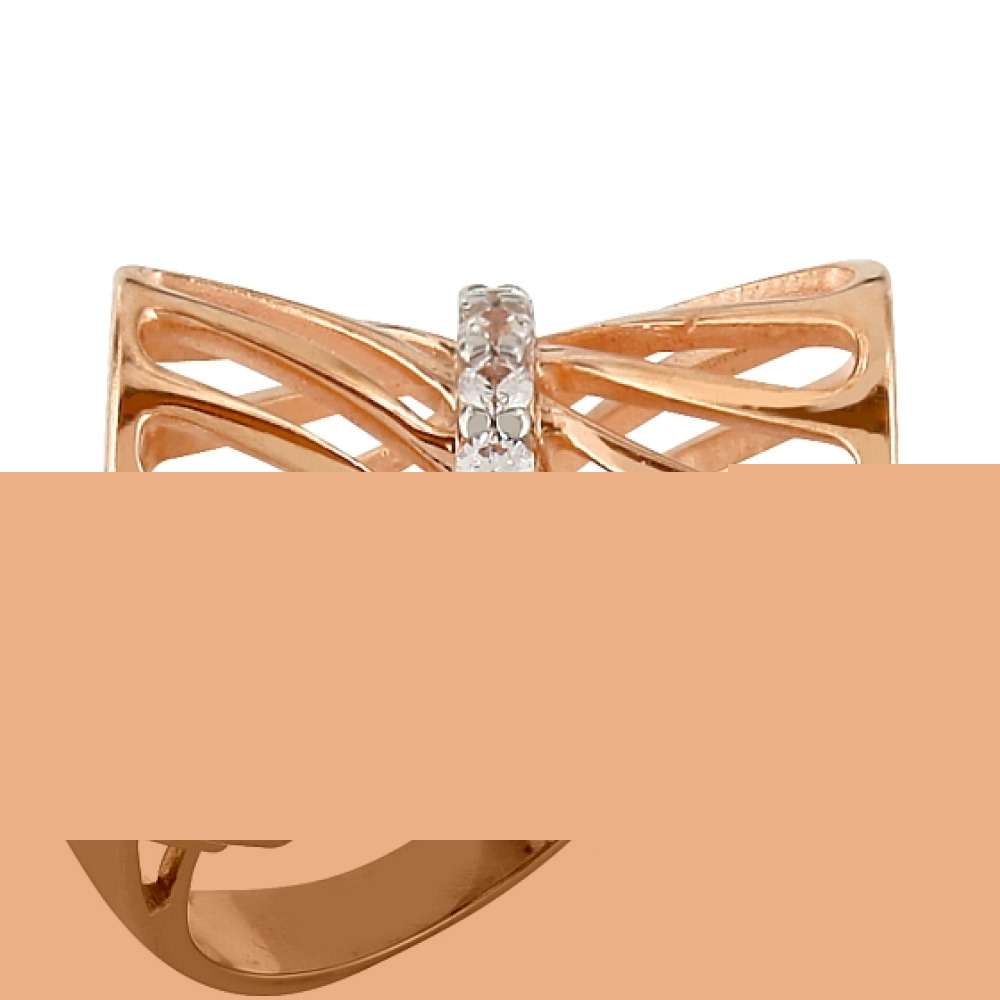 Серебряное кольцо с фианитами № 100211