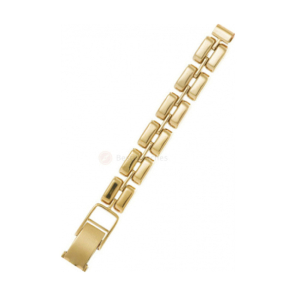 Золотой браслет для часов № 10185