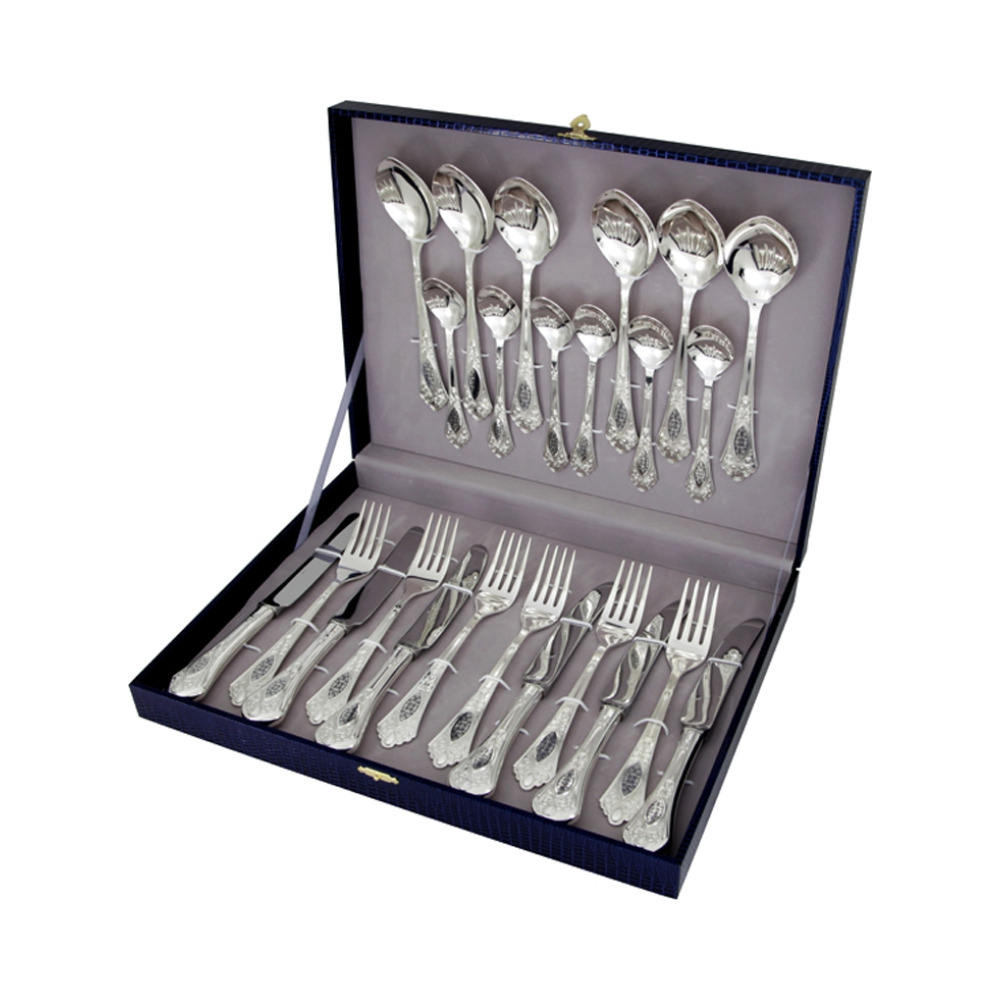 Столовый набор "рельефный 24 предмета на 6 персон"