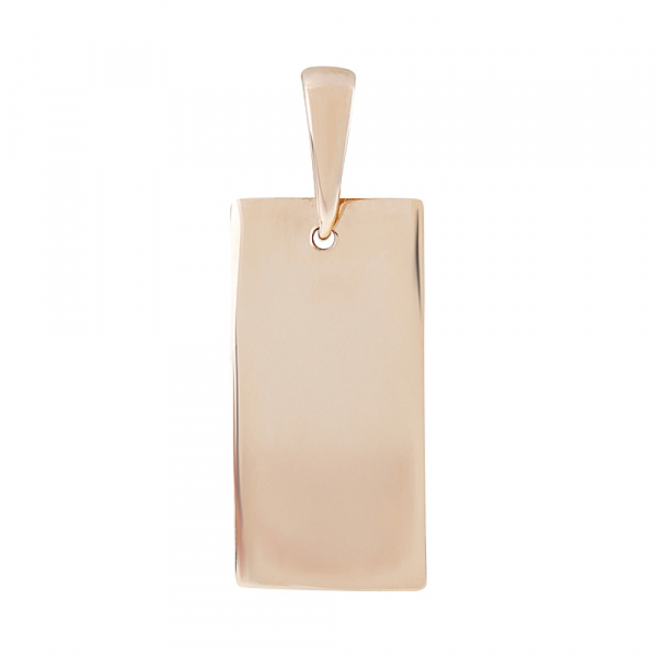 Золотая подвеска без камня № 126712