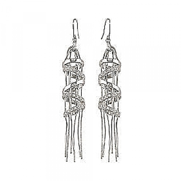  Серьги с фианитом GL № 35587