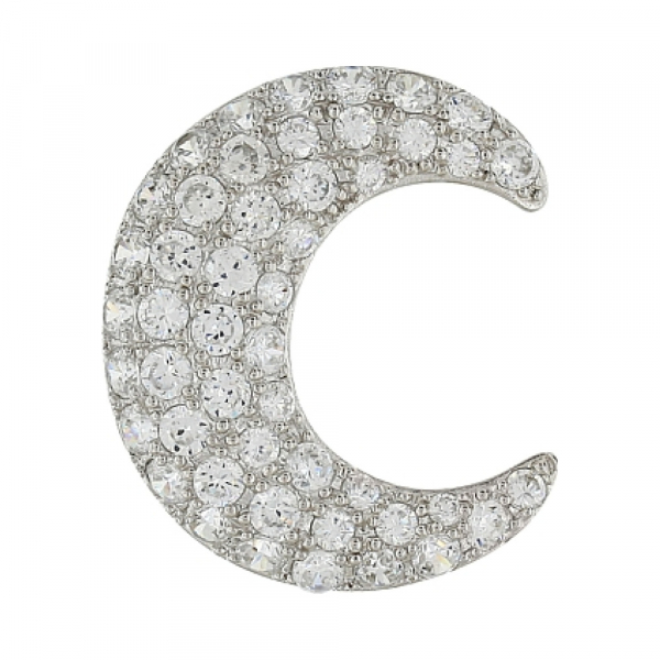 Серебряная подвеска с фианитом № 80470