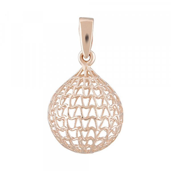 Золотая подвеска без камня № 124710