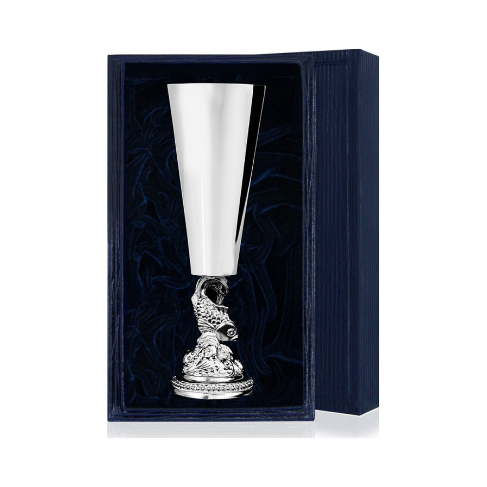 Серебряная рюмка  Золотая Рыбка 