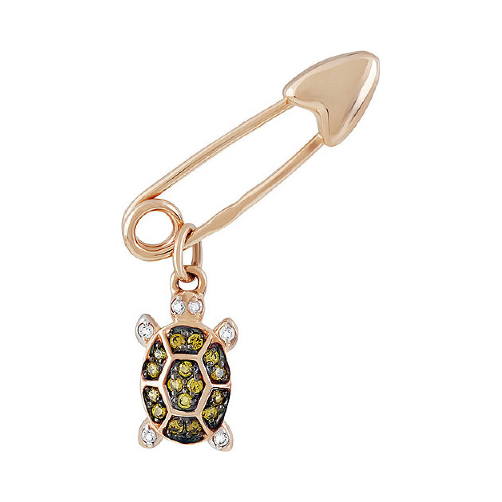 Булавка с фианитом № 137417