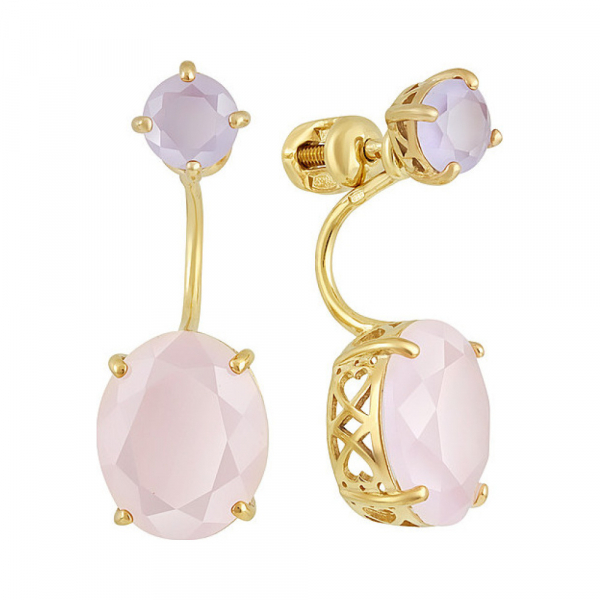 Пуссеты с алпанитом и золотым покрытием № 132389