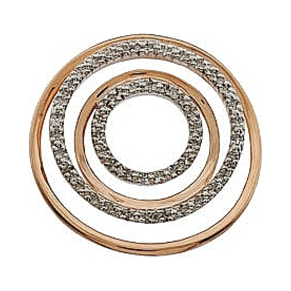 Золотая подвеска с бриллиантами № 63152