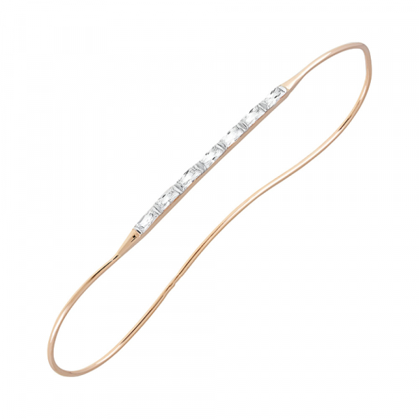 Золотой браслет с фианитами № 126697