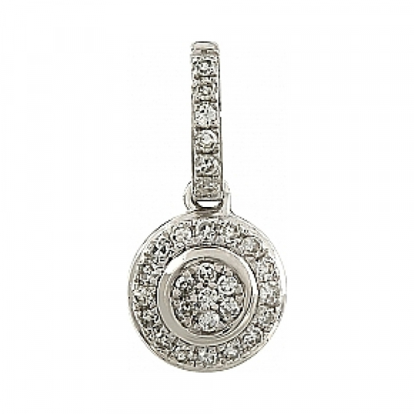 Золотая подвеска с бриллиантами № 104993