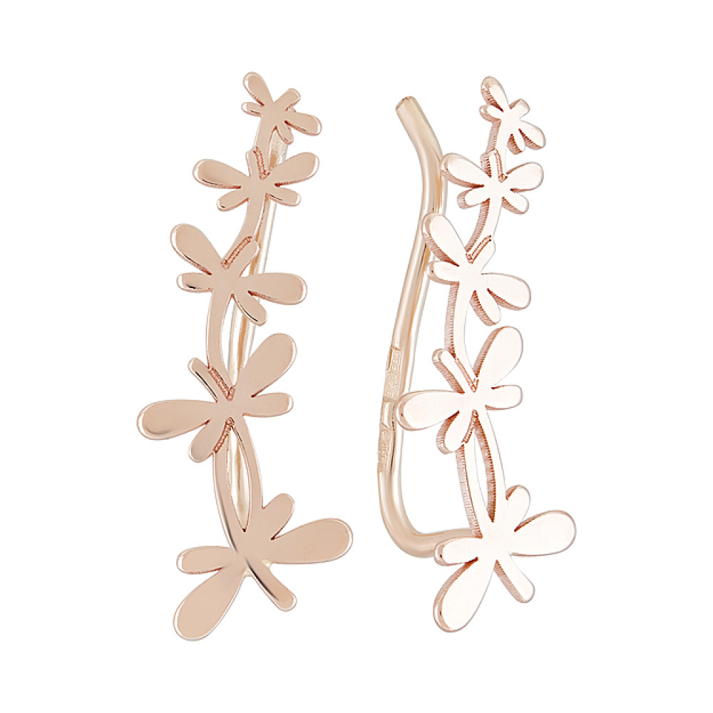 Золотые серьги  б\к № 124310