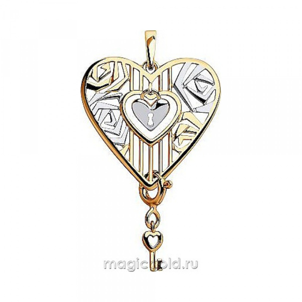 Золотая подвеска без камня № 172293