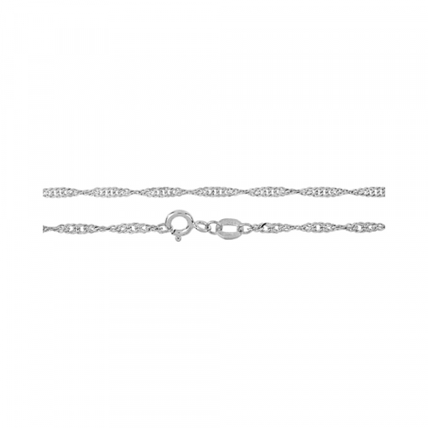 Серебряная цепь сингапур род. № 123368