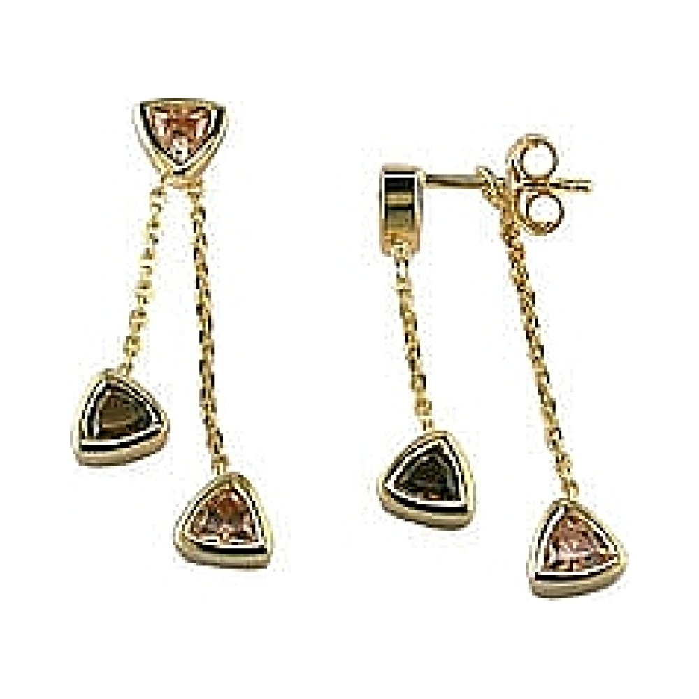  Серьги с фианитом TED LAPIDUS № 32466