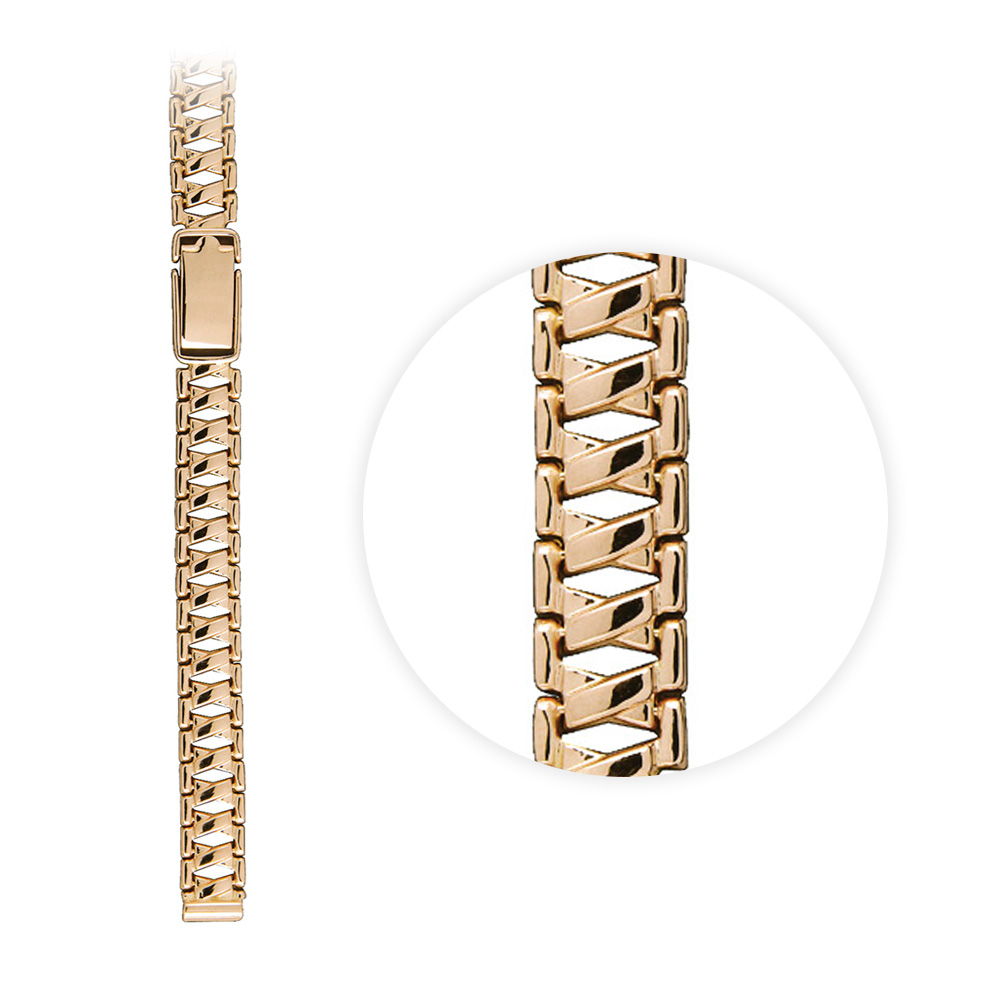 Фотография: золотой браслет для часов № 1278 - #1