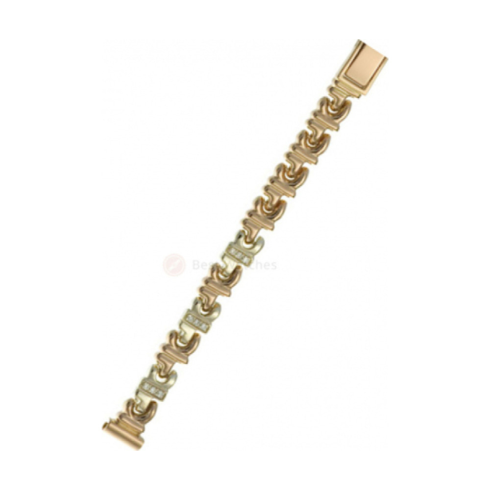 Фотография: золотой браслет для часов № 316019 - #1