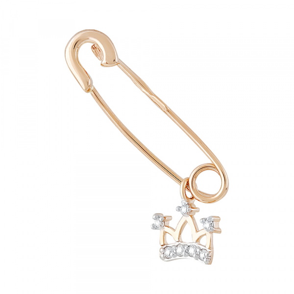 Булавка с фианитами № 129918