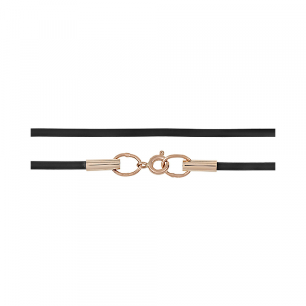 Шнурок каучуковый золото № 126648