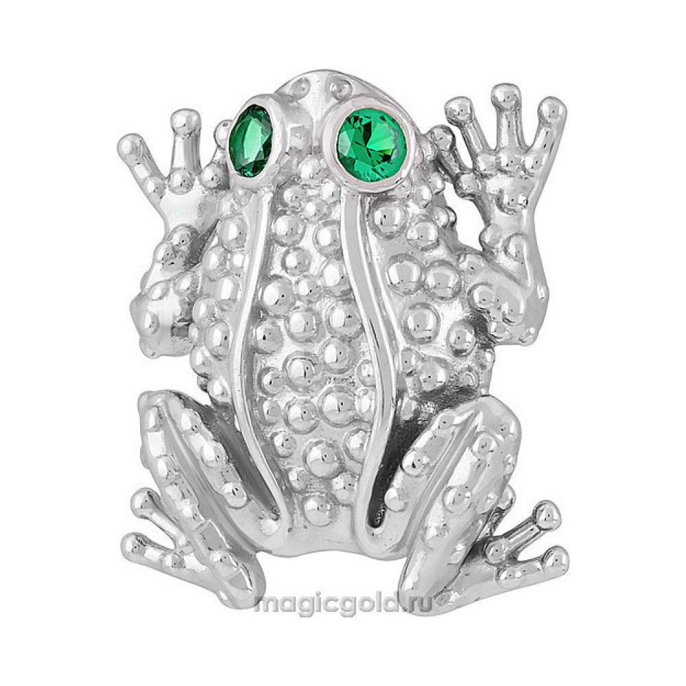 Серебряная подвеска с фианитом № 134772