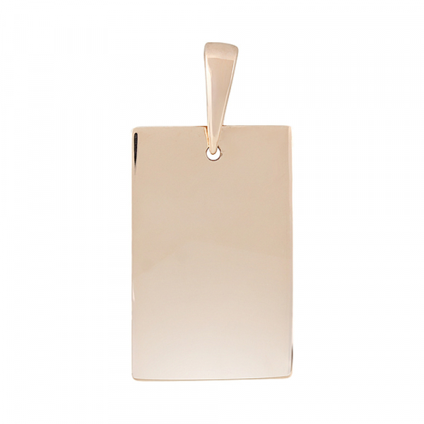 Золотая подвеска без камня № 127463