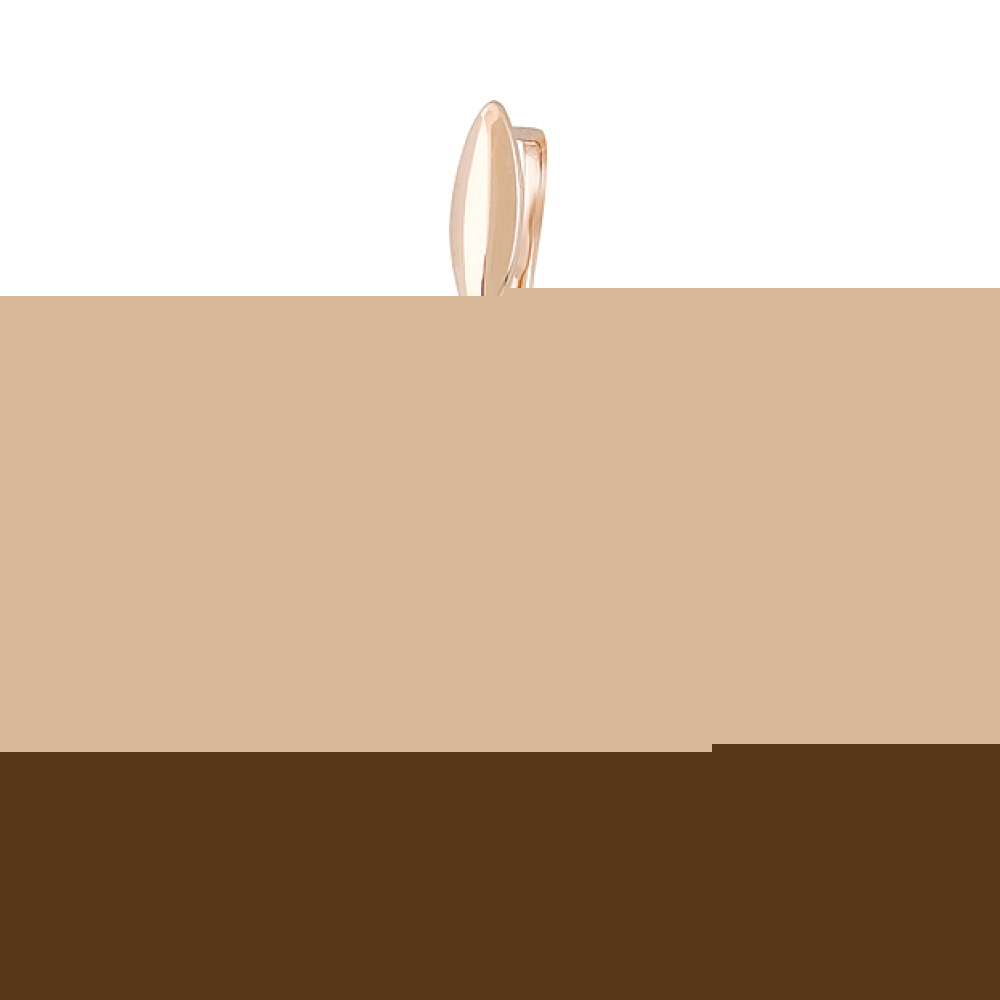 Золотое колье с топазом и фианитом № 127015