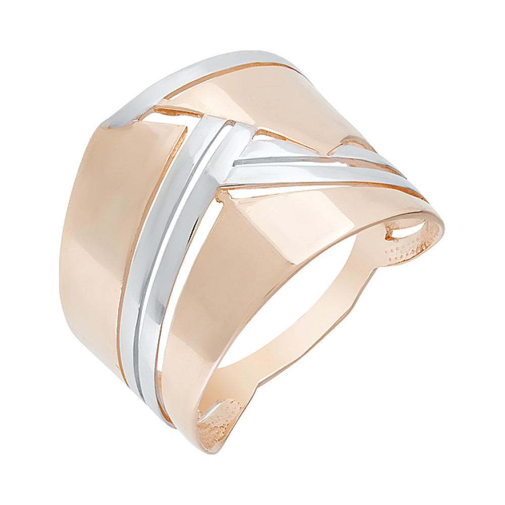 Золотое кольцо без камня № 129857