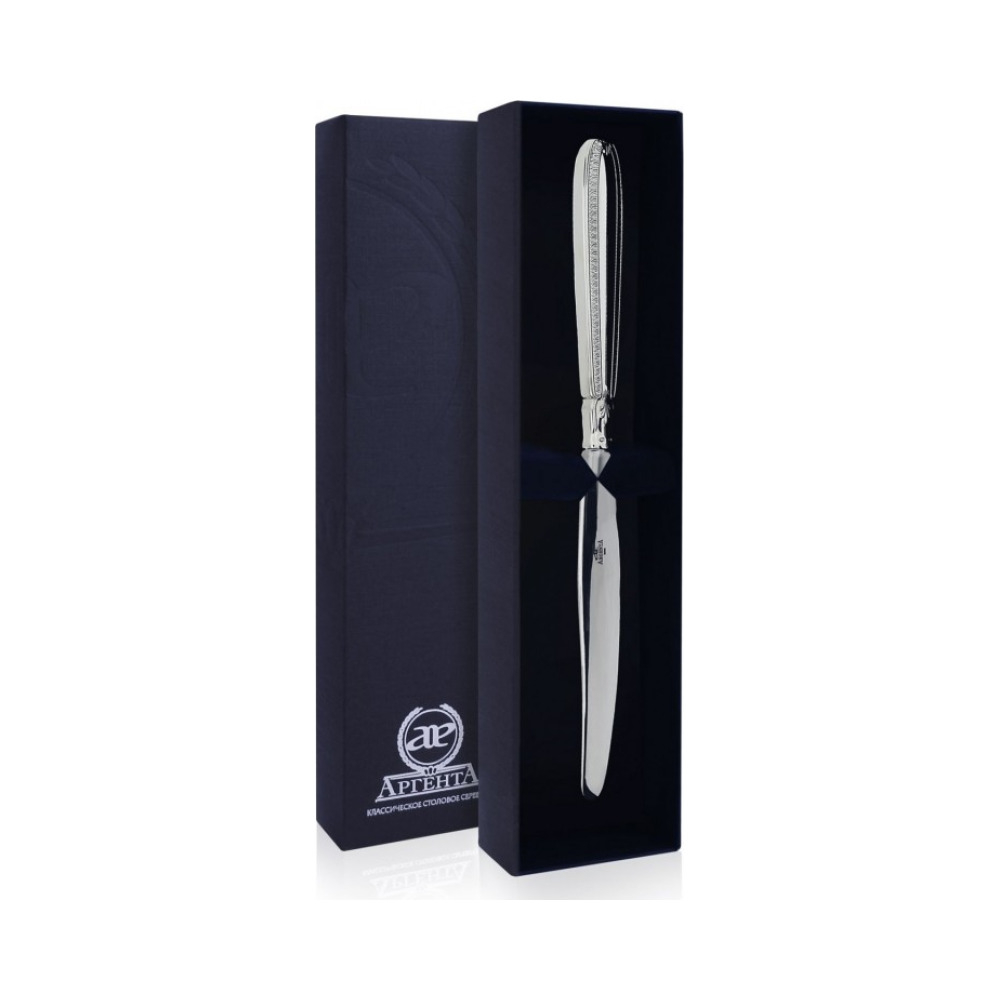 Нож столовый «Император», Серебро 925 пробы