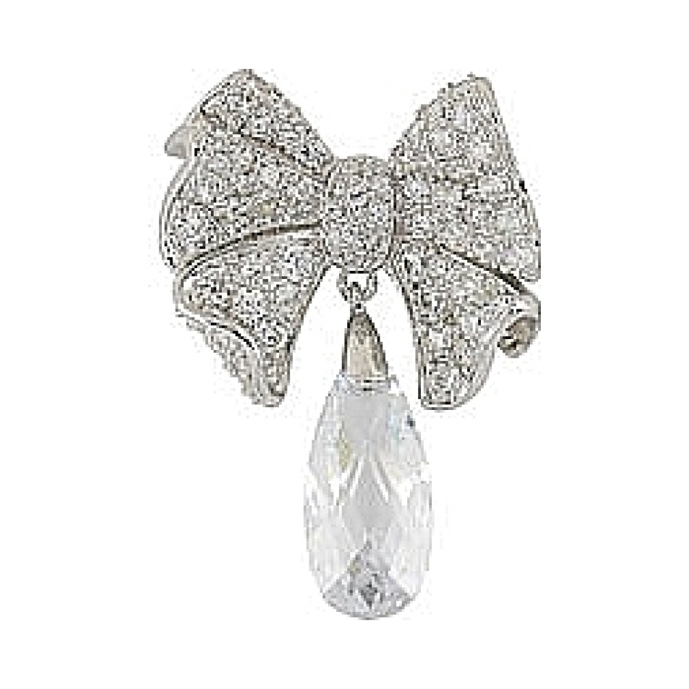 Серебряная подвеска с фианитом № 68539