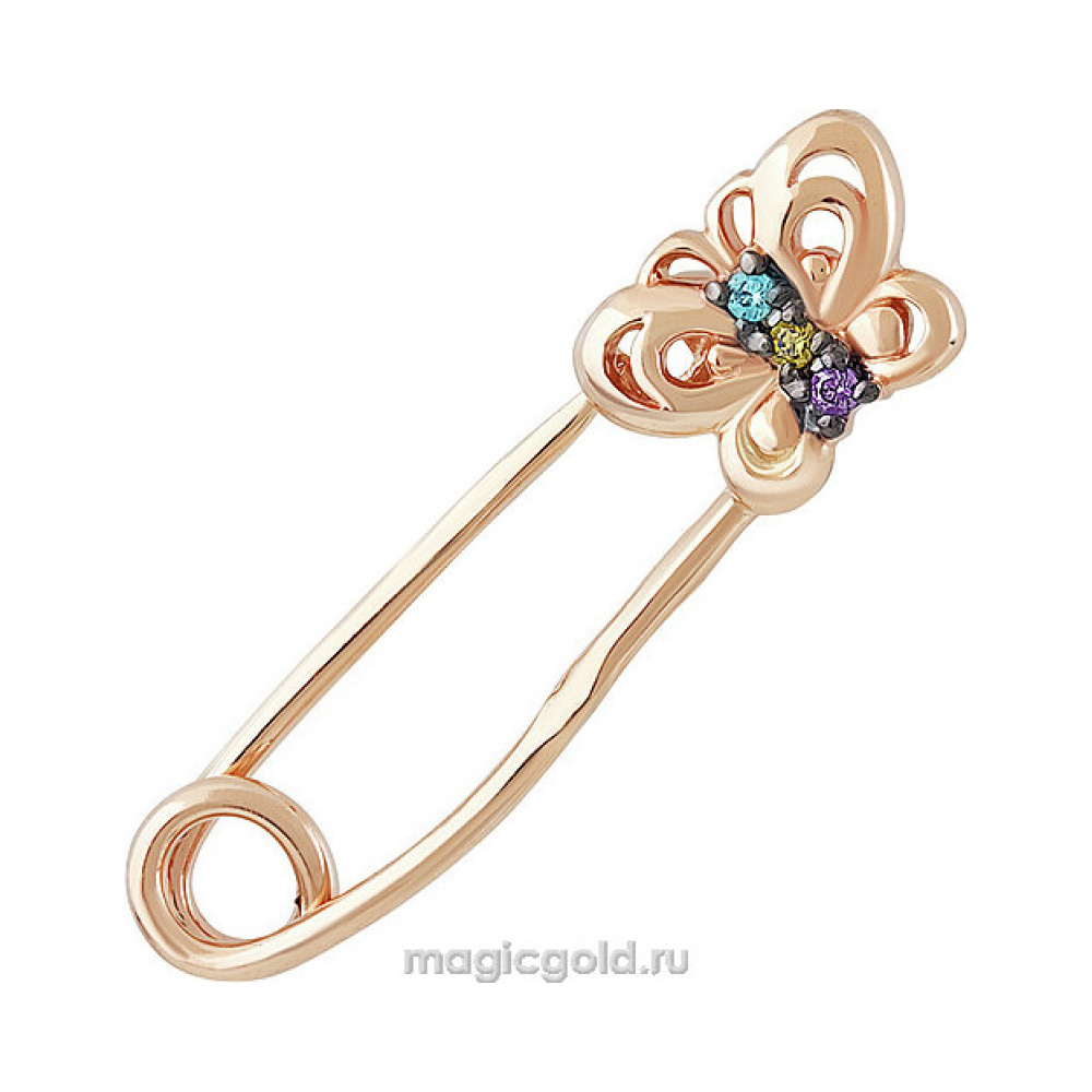 Булавка с фианитом № 140659