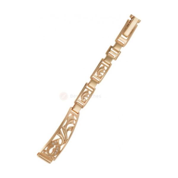 Золотой браслет для часов № 5165018